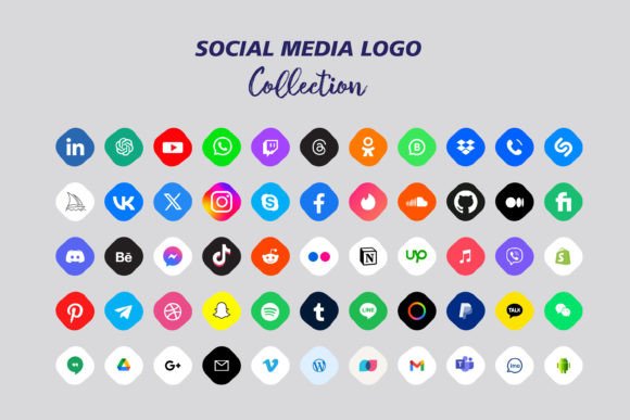 Download Popular Social Media Icons - Icon Collection