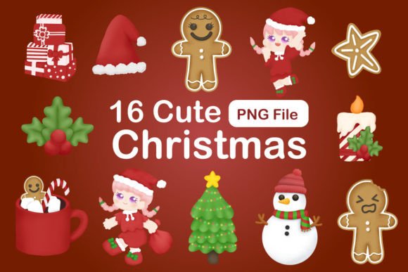 Download Cute Christmas Clipart Bundle - Cute christmas clipart Collection