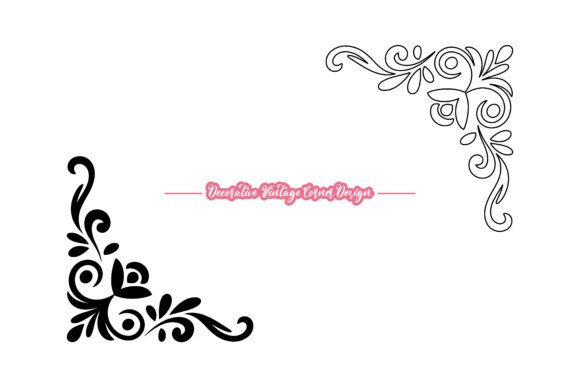 Download Elegant Scrollwork Corner Decoration - Elegant Collection