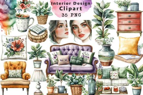 Download Interior Design Clipart PNG - Design Collection