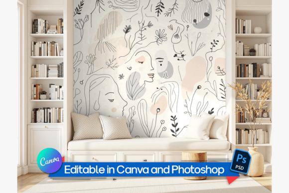 Download Interior Design Wall Mockup - Design Collection