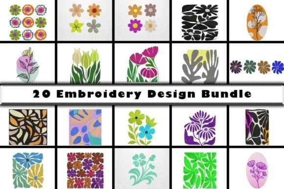 Download Embroidery Design Bundle - Design Collection