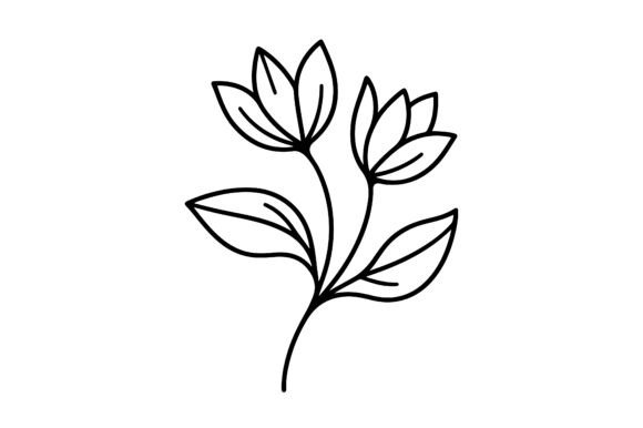 Download Line Art Flower Logo Design Icon Symbol - Icon Collection