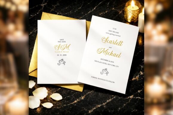 Download Elegant Save Date Canva Bd004 - Elegant Collection