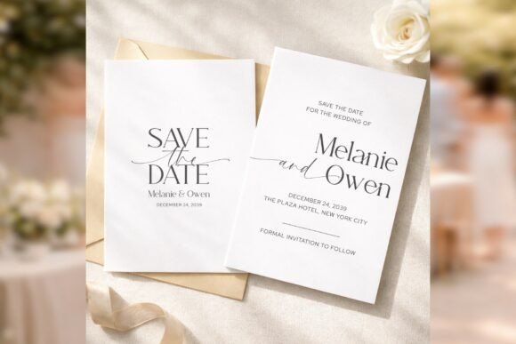 Download Elegant Save Date Canva Bd005 - Elegant Collection