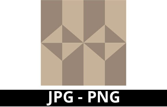 Download Geometric Brown Abstract Pattern Design - Design Collection