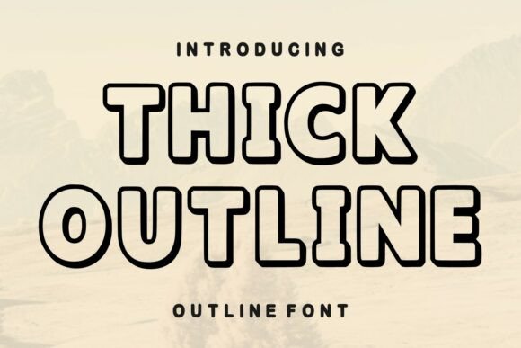 Download Thick Outline - Outline Collection