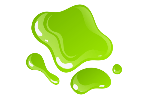 Download Green Liquid Blobs. Paint Spot. Glossy S - Blob Collection