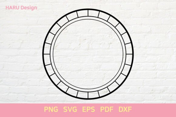 Download Compass Outline Circle Frame Monogram - Outline Collection