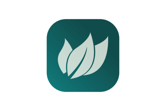 Download Three Simple Leaves Vector Apps Icon - Icon Collection