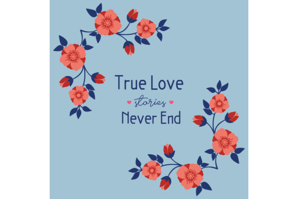 Download Elegant True Love Poster Template Design - Design Collection