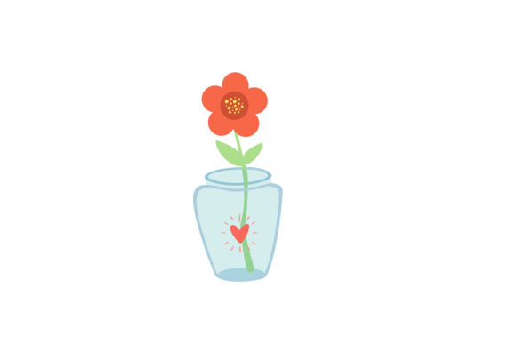Download Spring Red Flowers in Vase Flat Icons - Icon Collection