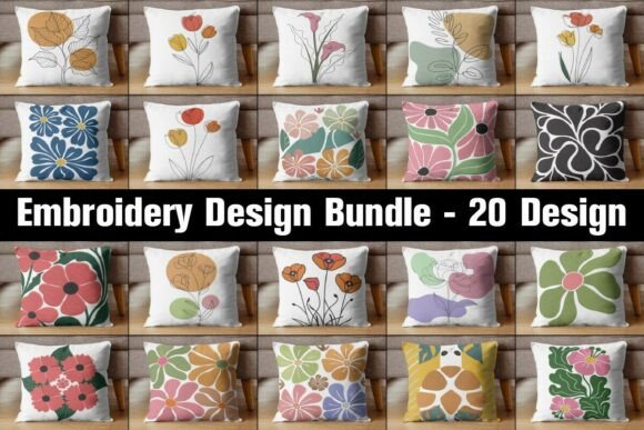Download Flower Embroidery Design Bundle - Design Collection